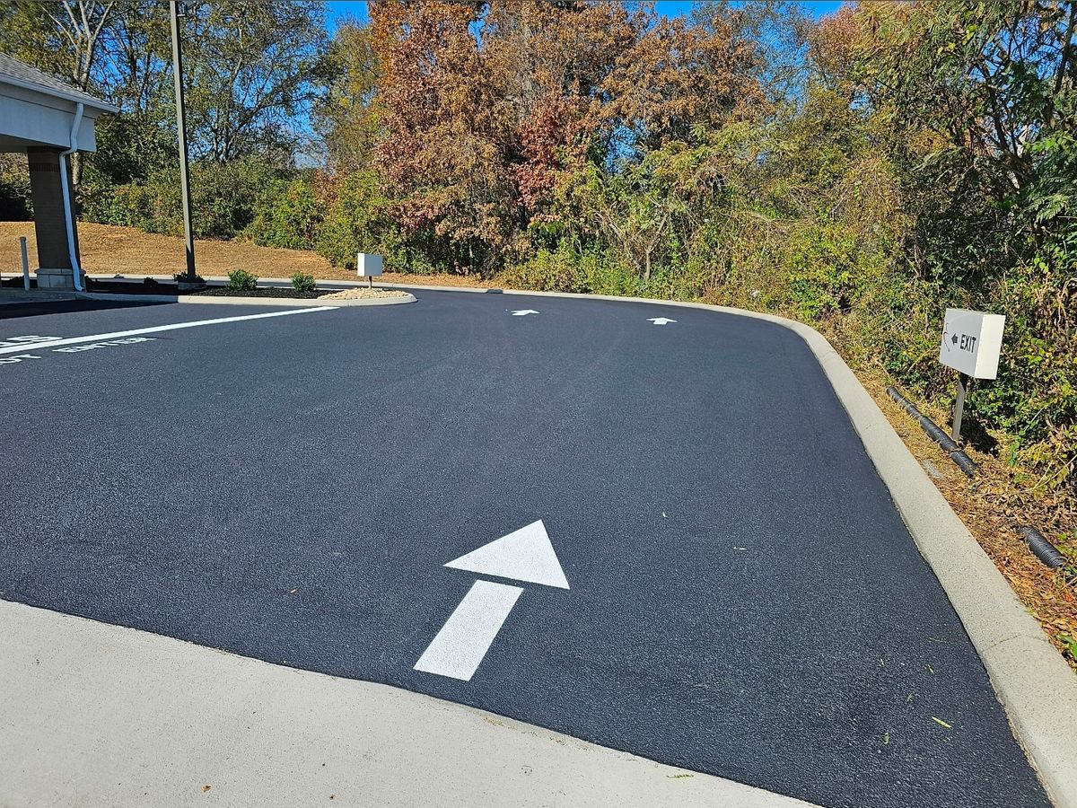 ADA Pavement Markings for Stripe A Lot in Knoxville, TN