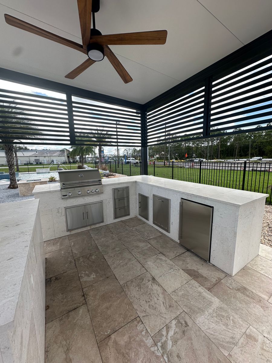 Pavillion and Pergola Construction for MI Contracting LLC in St. Augustine, FL