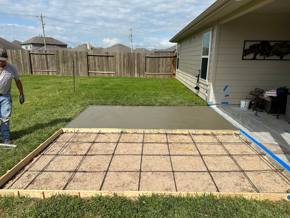 Concrete Resurfacing for Texas Curb N Borders in Houston, TX