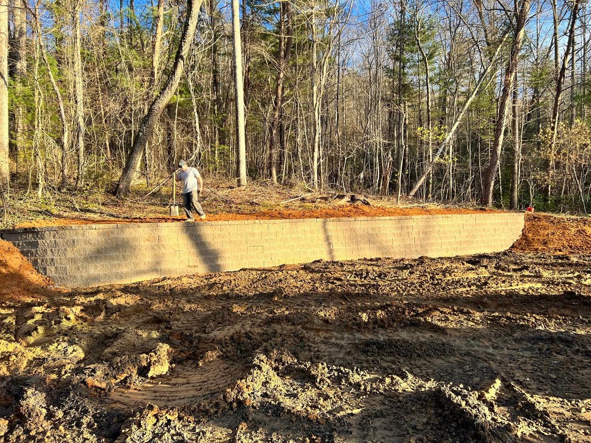 Retaining Walls  for Elias Grading and Hauling in Black Mountain, NC