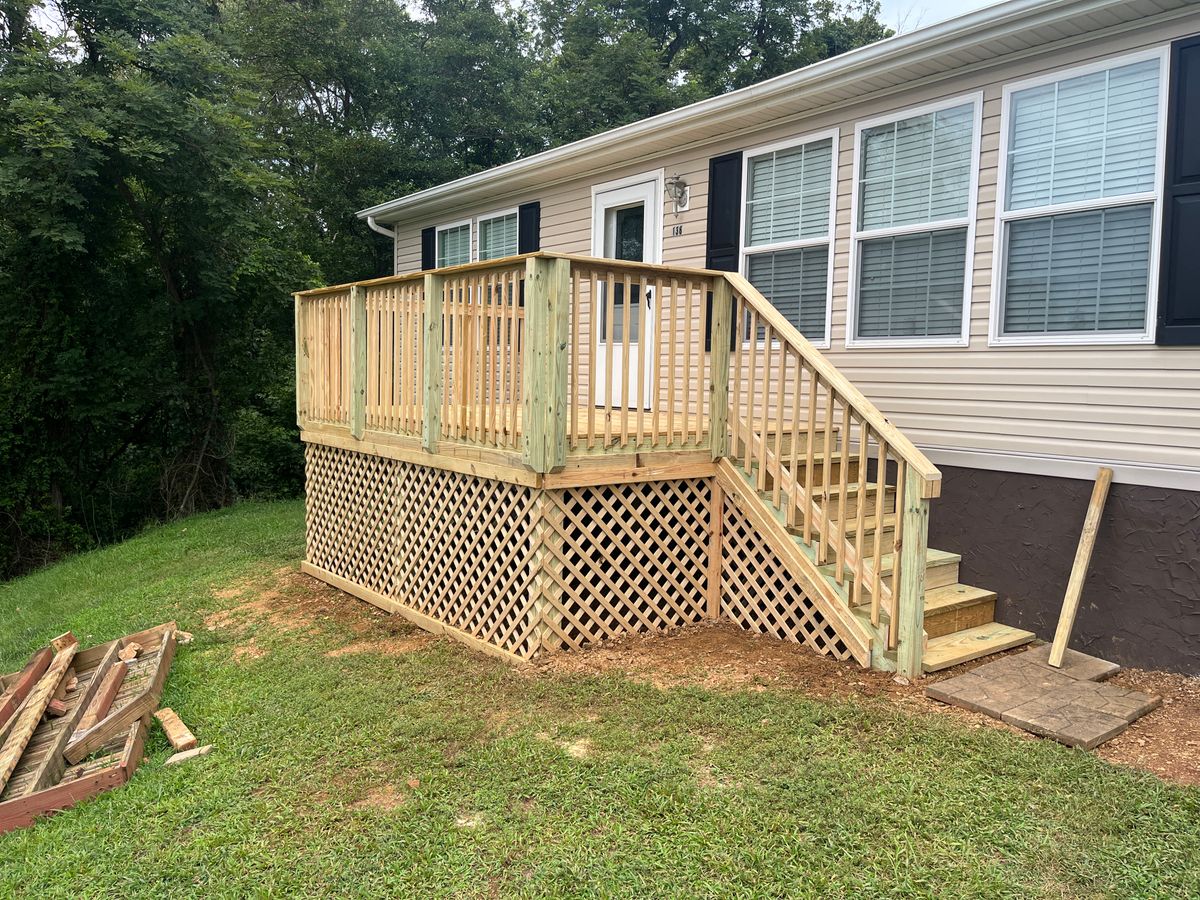 Deck, Porch, & Patio Installation for Wheeler Brothers Construction in Kingsport, TN