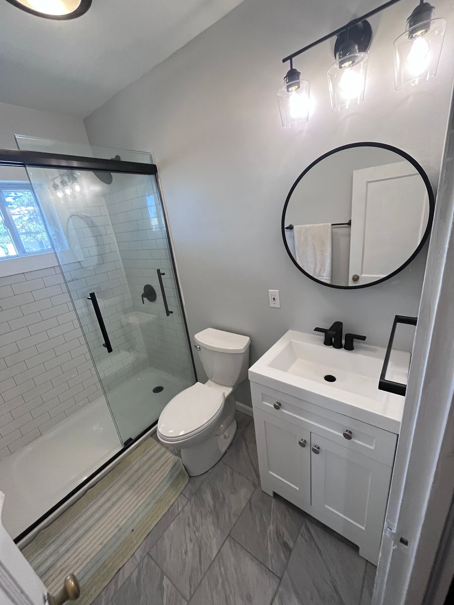 Bathroom Renovation for Zimmer Construction & Remodeling in WaKeeney, KS