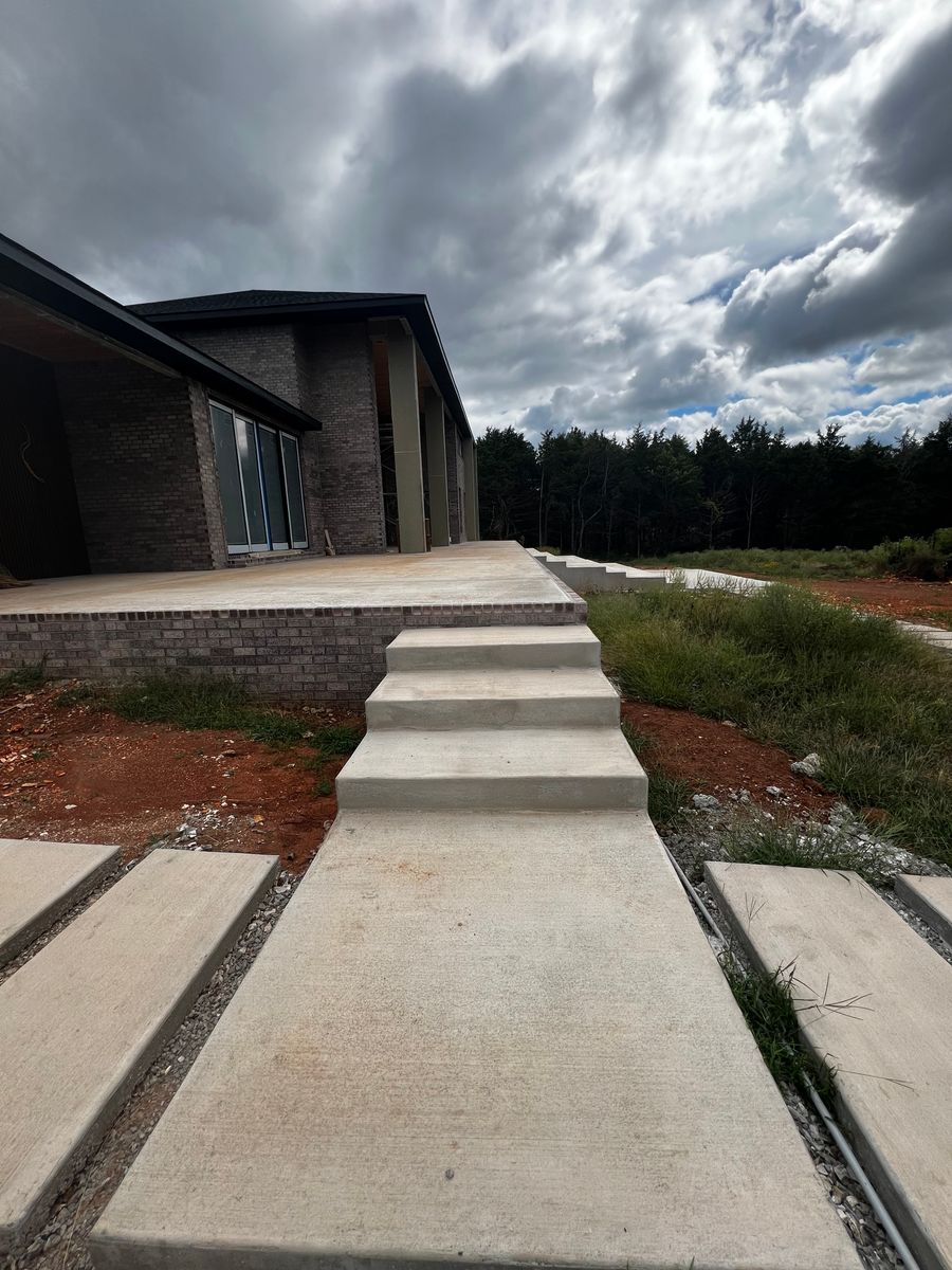 Stair Design & Installation for Modern Concrete LLC in Lowell, AR