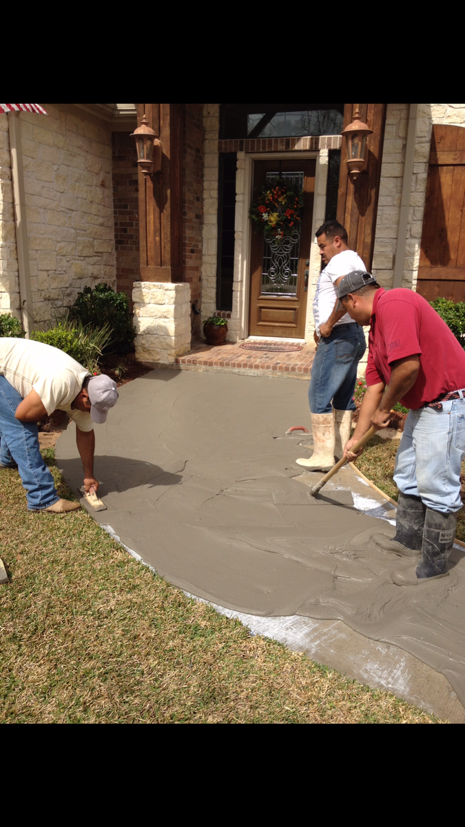 Concrete Resurfacing for Texas Curb N Borders in Houston, TX