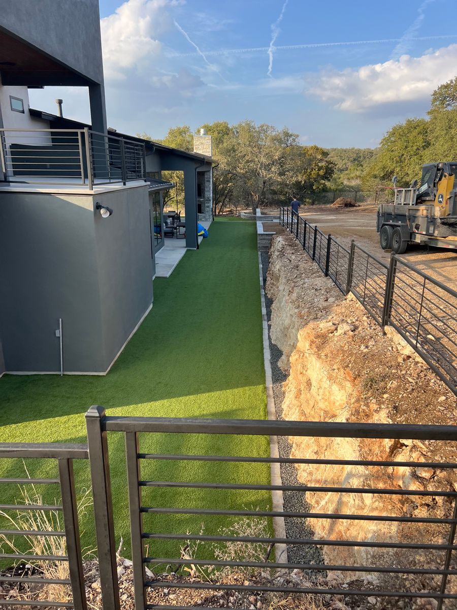 Landscape Design for N. B. Fence & Landscape in New Braunfels, TX