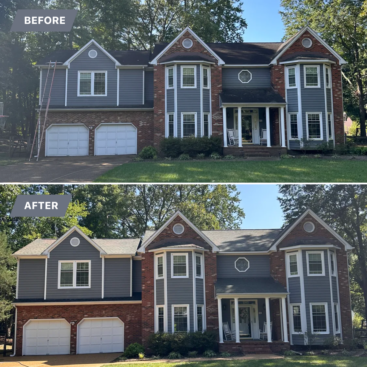 Roof Soft Wash for LeafTide Solutions in Richmond, VA