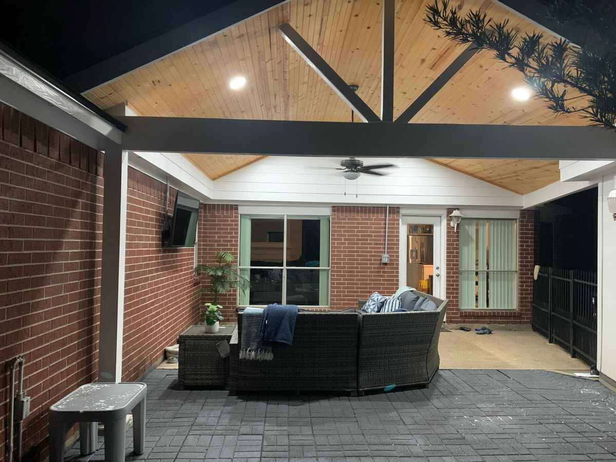 Outdoor Patios for A-Team Roofing & Construction in Huffman, TX