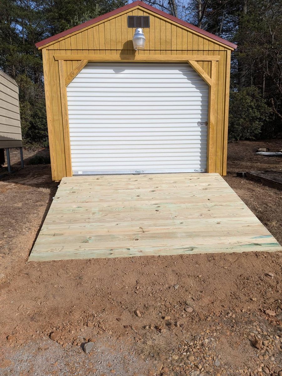 Post Frame Construction for Bostian Construction in Wilkes County, NC