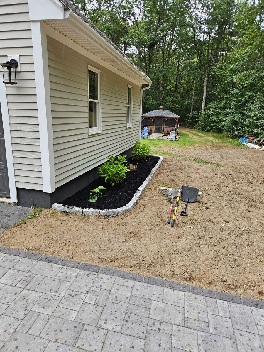 Mulching for Deering Ridge Landscaping in Waterboro, ME