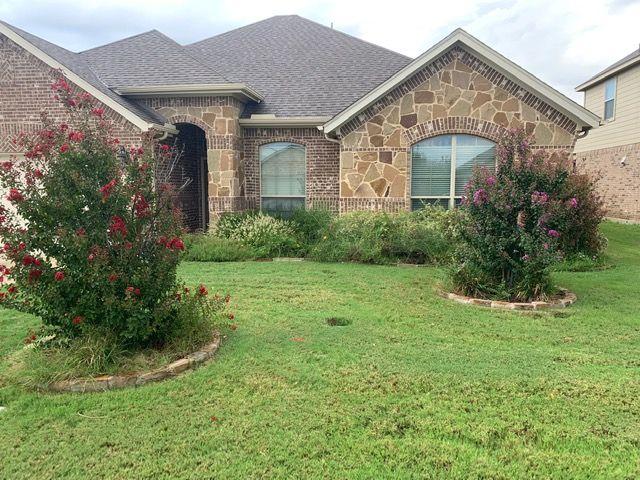 Natural Stone Hardscape for L & L Landscape and Design in Weatherford, TX