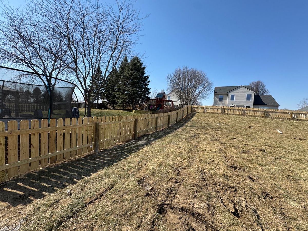 Fence installs for Dewhurst Landscaping & Lawncare in Pickerington, OH