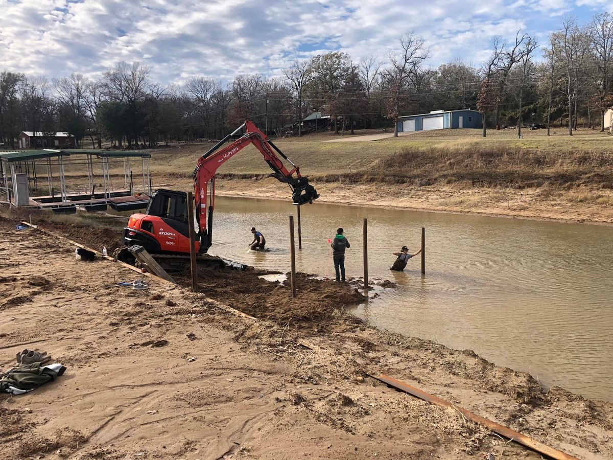 Dredging for BR Construction LLC  in Corsicana, TX