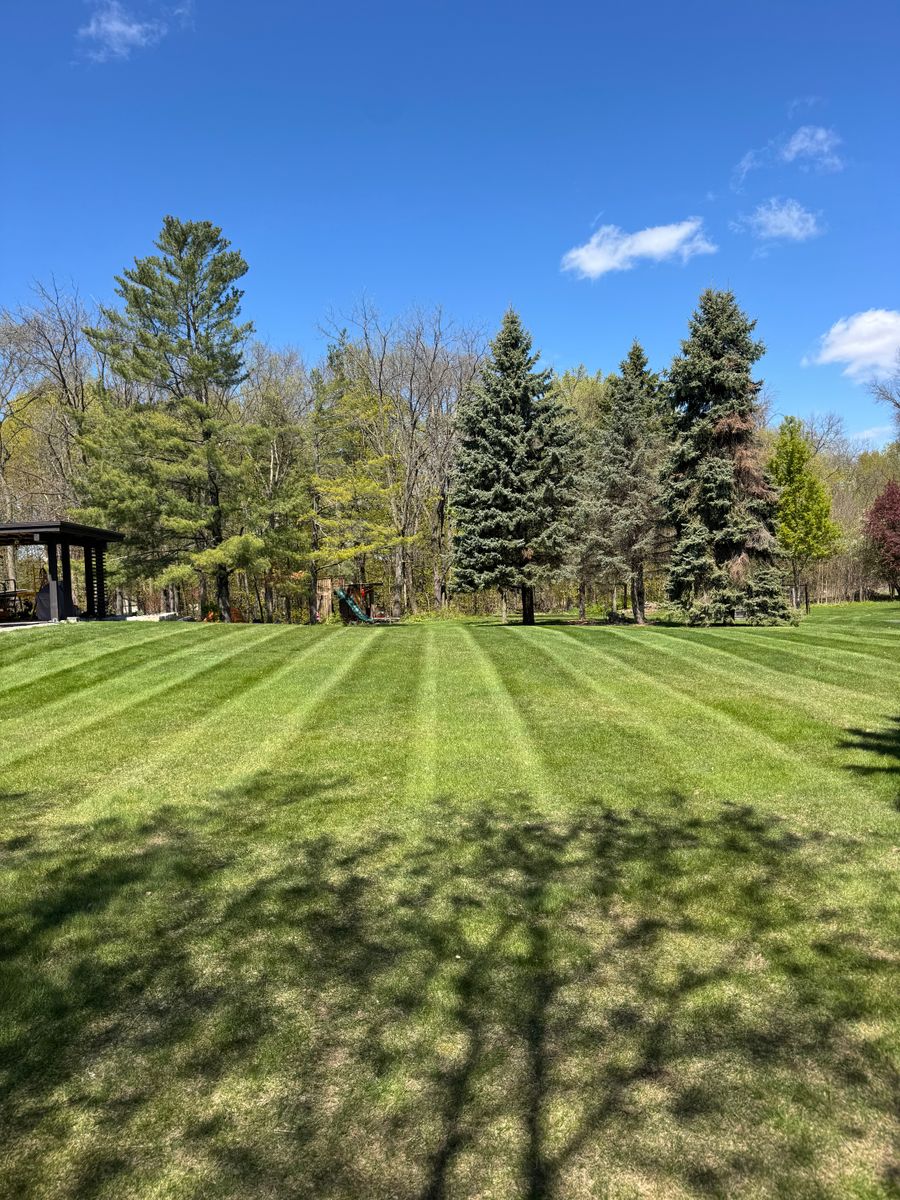 Mowing for Bubba’s Seasonal Services in Buffalo, MN