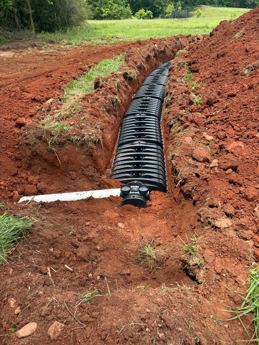Septic System Installation for Triple H Construction in Cave Spring, GA