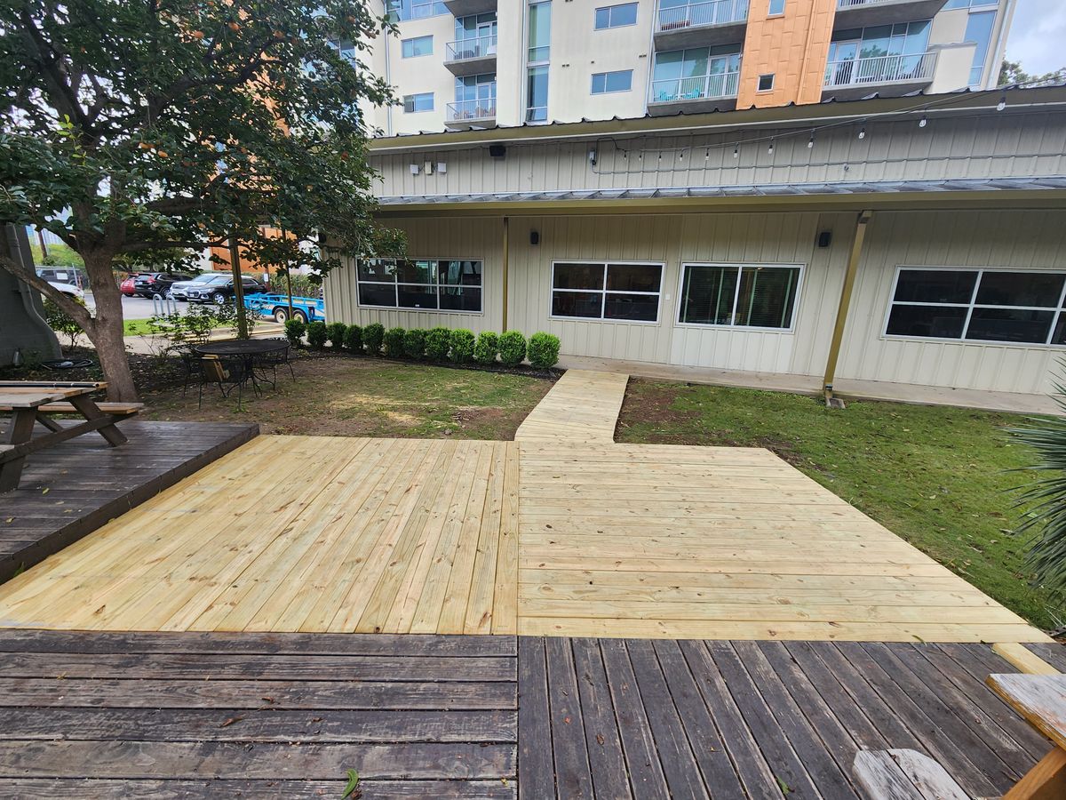 Fencing and Decking  for James Ellis Contracting in Kyle, TX