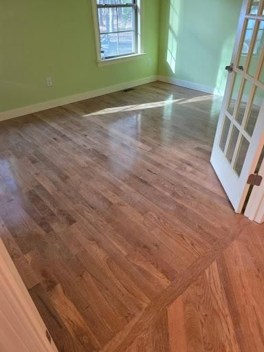 Refinishing hardwood flooring for Jason Tench Flooring LLC in Richmond, VA