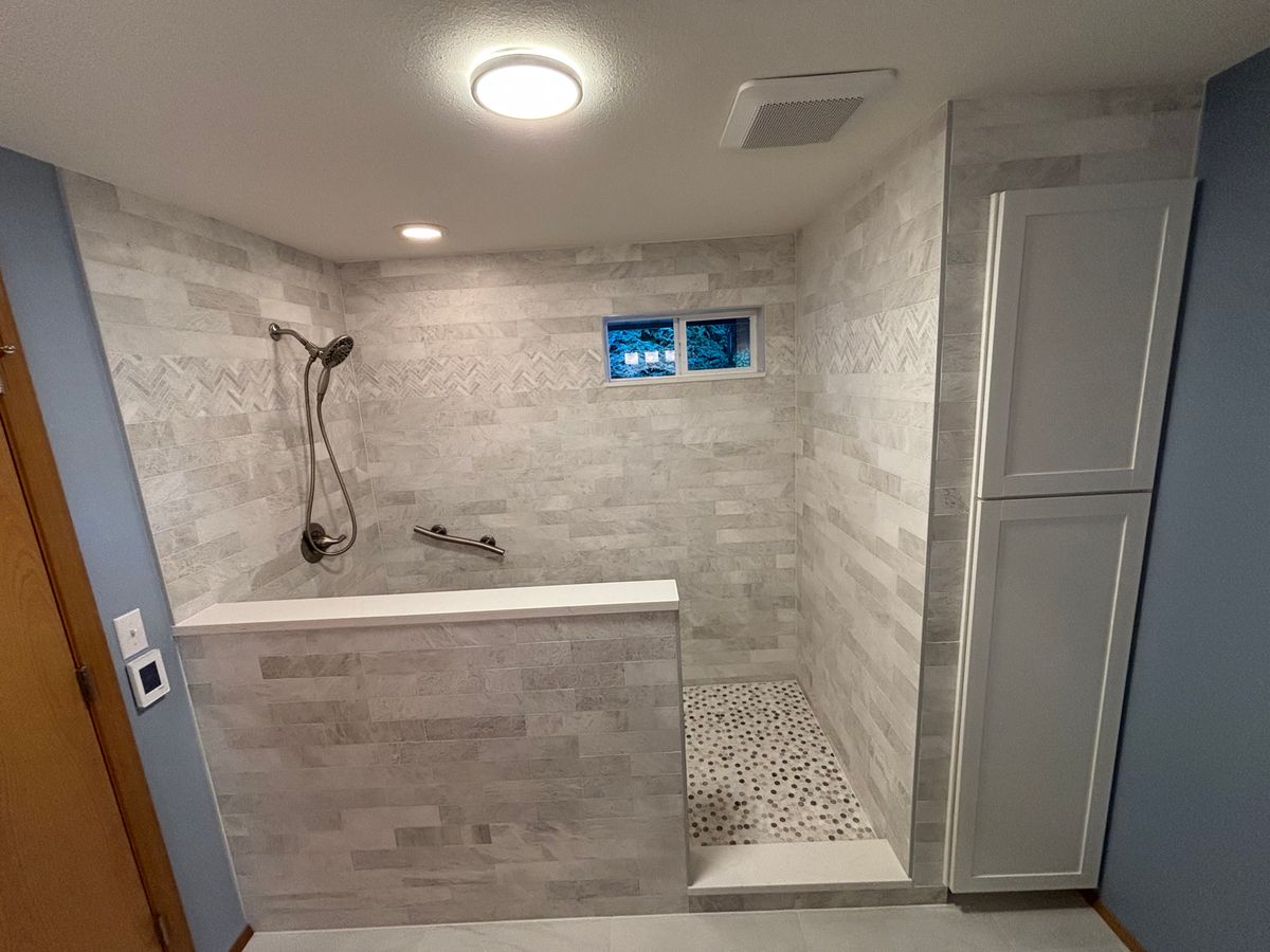 Bathroom Renovation for P Martin Construction LLC in Snohomish, WA