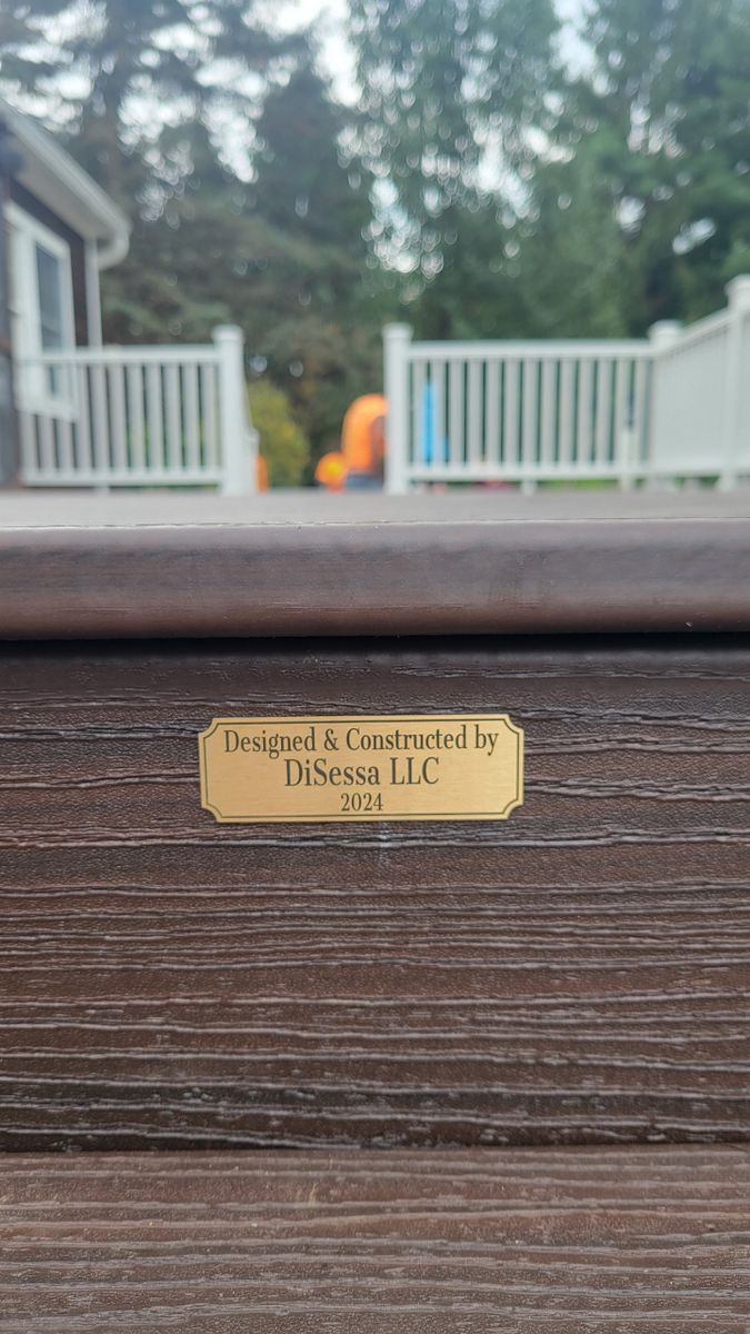 Custom Deck Designs for Disessa in Wantage, NJ