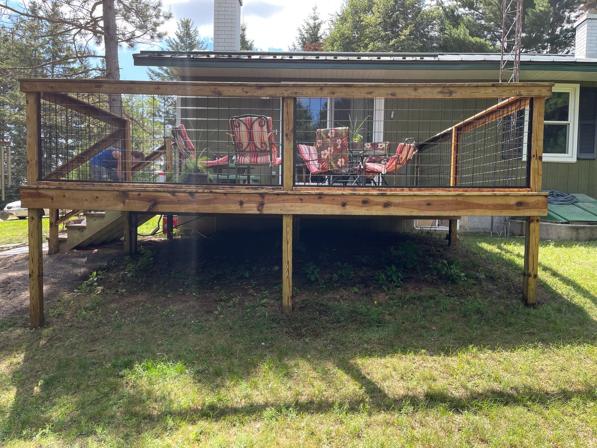 Staining/Refinishing for Go Ghetters Construction in Portage, Wisconsin