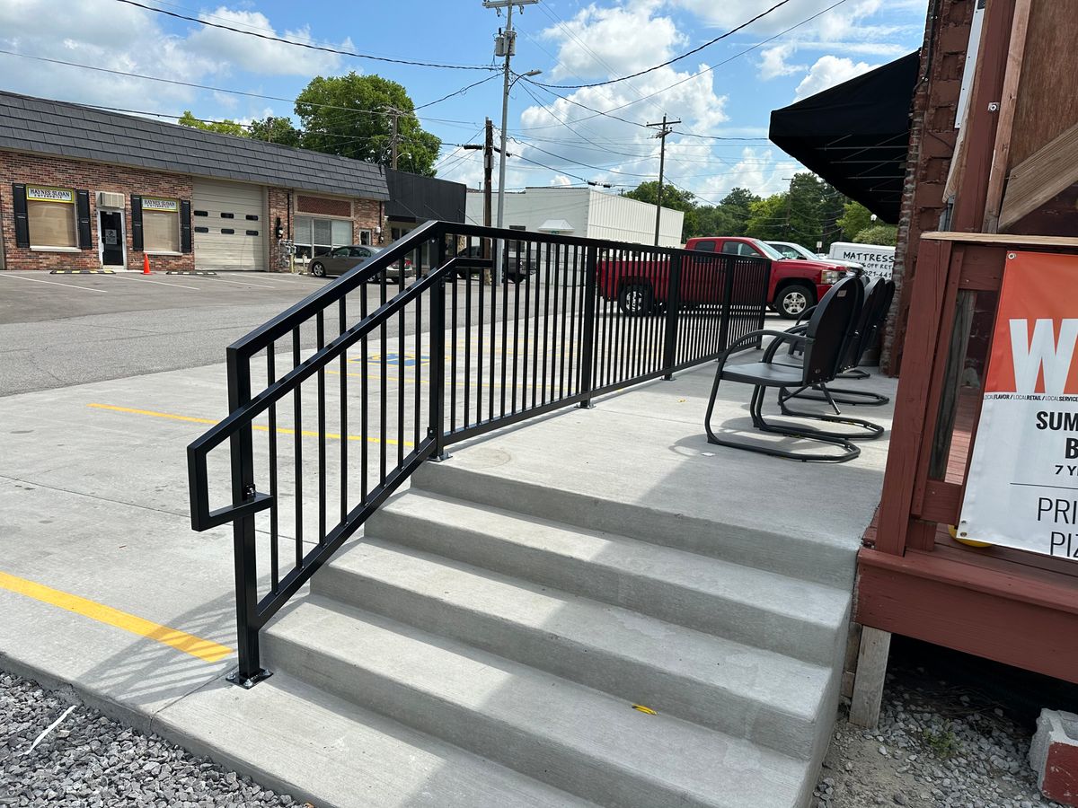 Commercial railings for Dog Town Welding and Fabrication in Portland,  TN