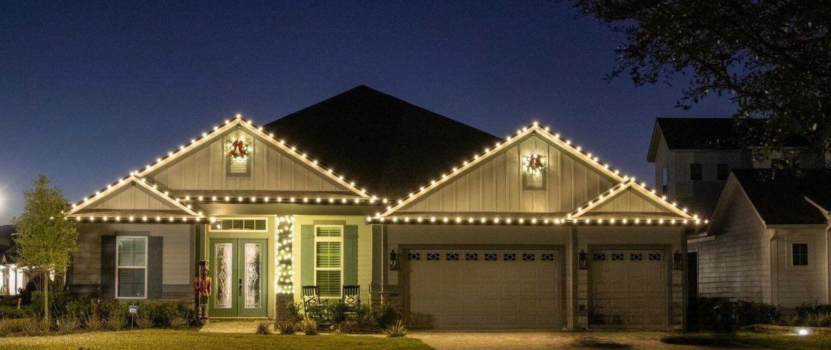 Christmas Light Installation for Prime Time Pressure Washing & Roof Cleaning in Moyock, NC
