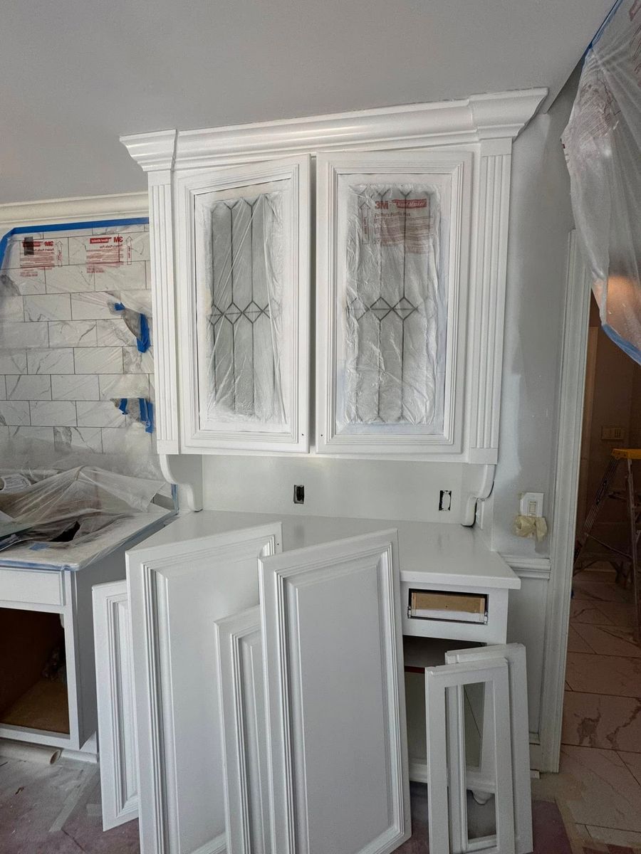Kitchen and Cabinet Refinishing for JJR Painting in Kannapolis, NC