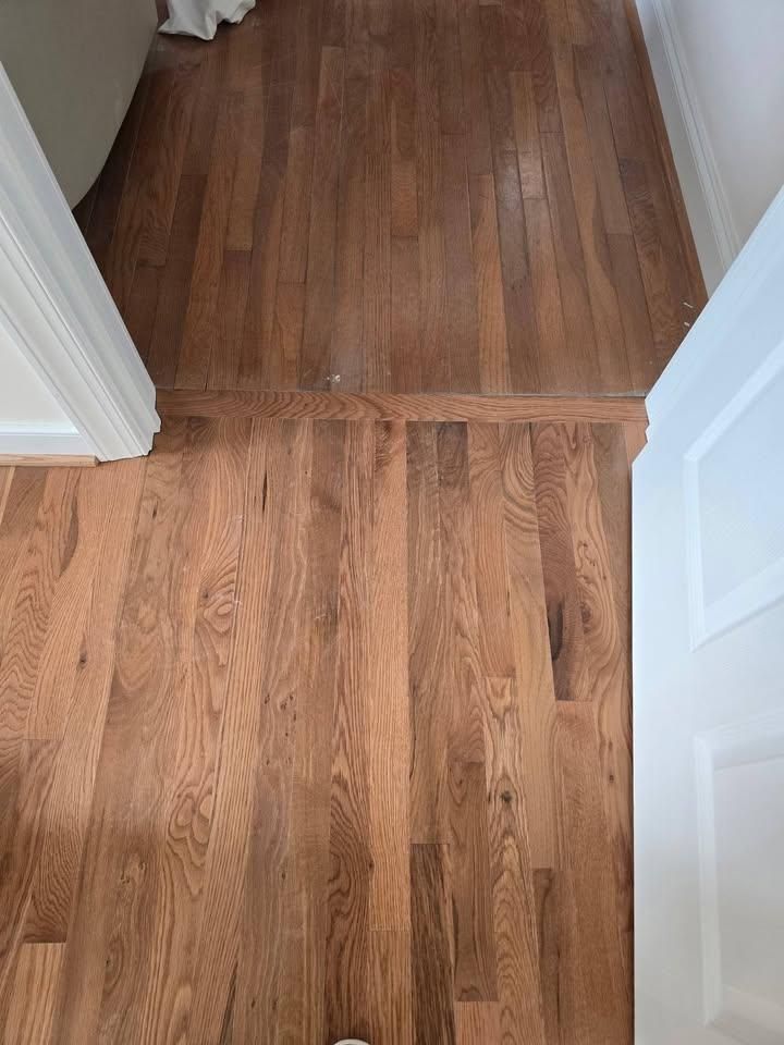 Refinishing hardwood flooring for Jason Tench Flooring LLC in Richmond, VA