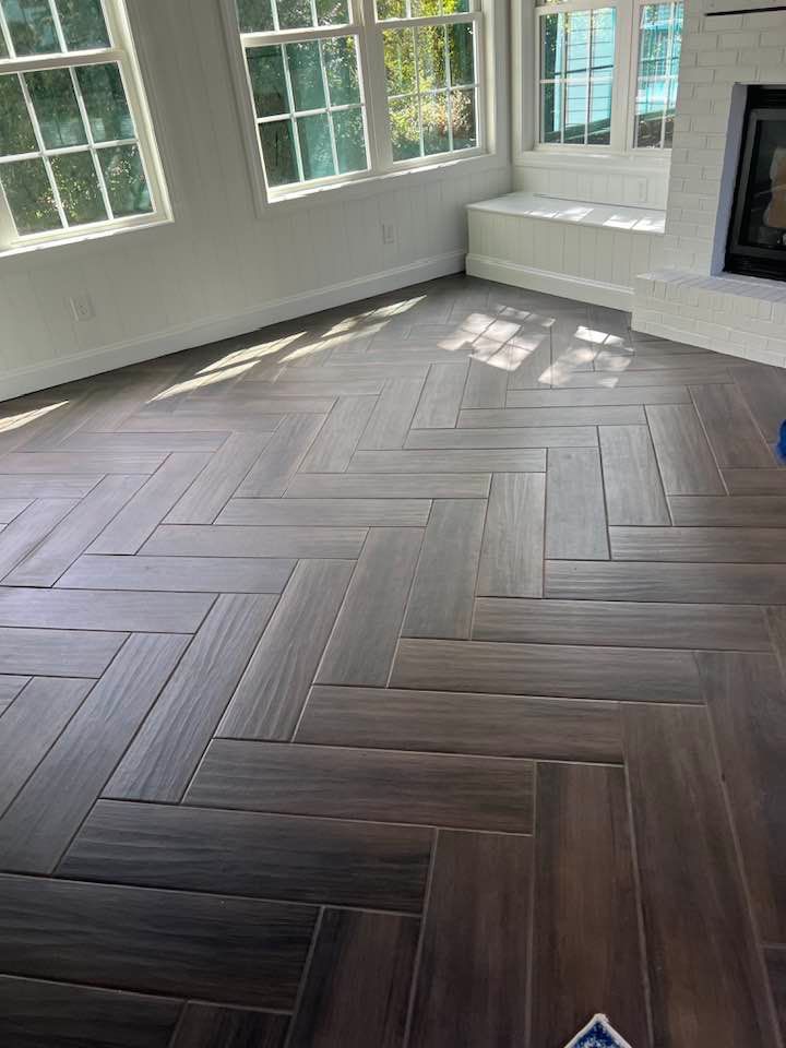 Floor Tiling Services for Novo Tile Co. in Lillington, NC