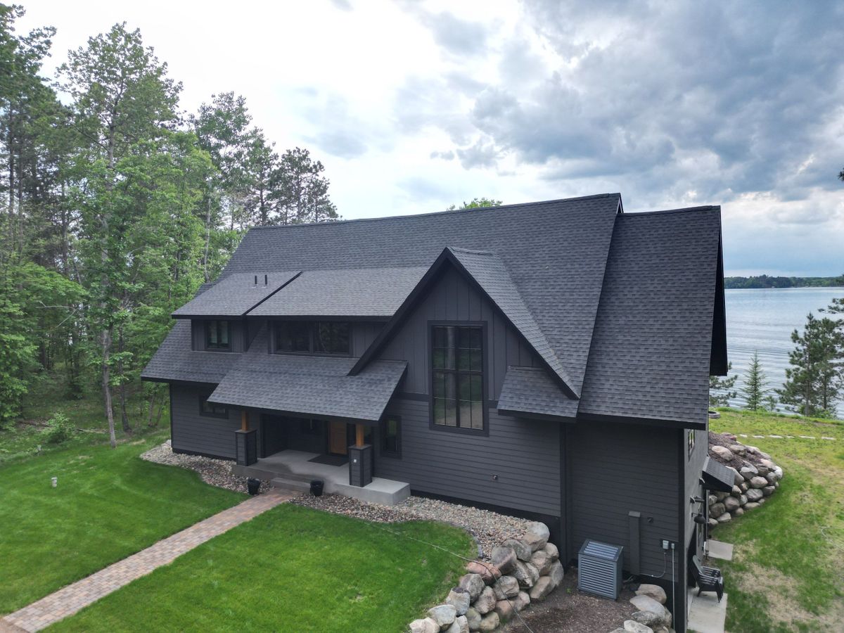 Asphalt Shingle Roofing Installation for Patriot Roofing Plus LLC in Pequot Lakes, MN
