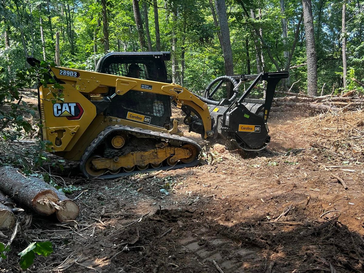 Forestry Mulching for Fav5 Hauling & Grading in Mount Airy, NC