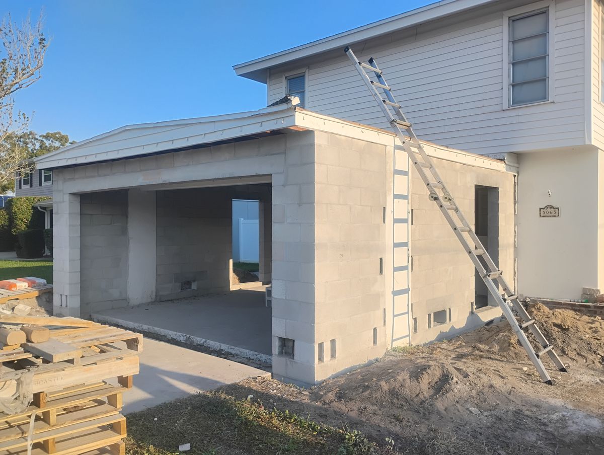 Block Work for Troiano Concrete & Masonry in Clearwater, FL