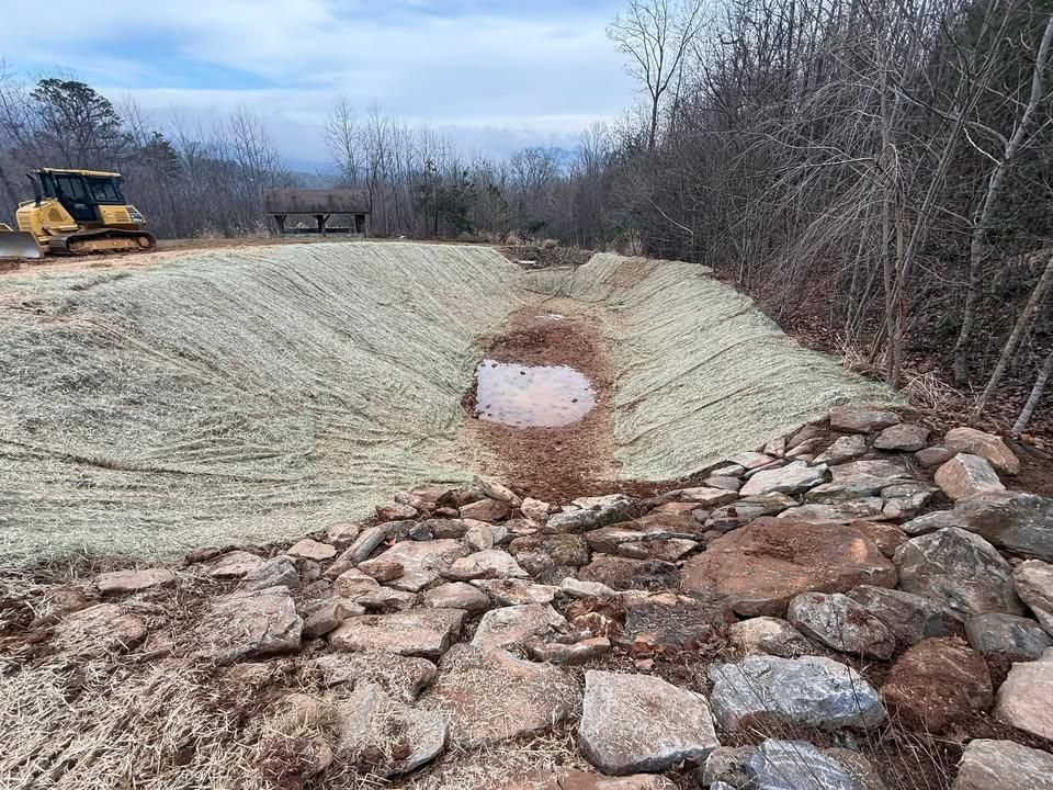 Final Grading for Elias Grading and Hauling in Black Mountain, NC