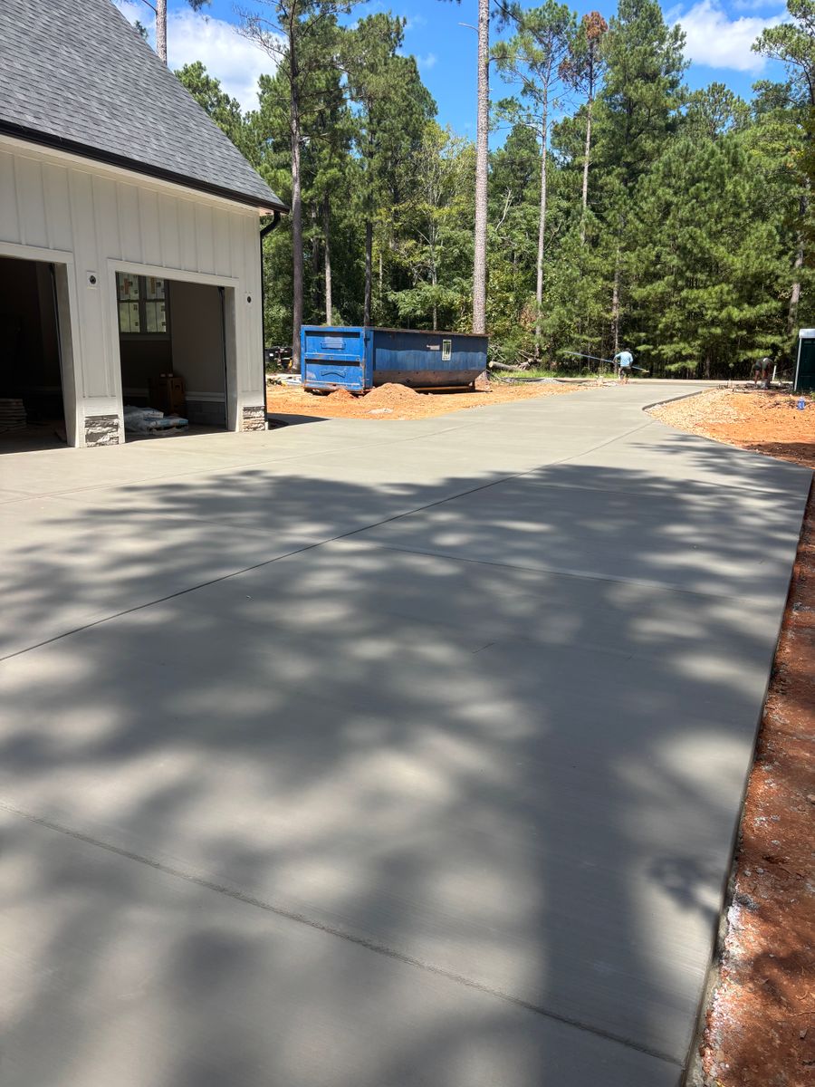 Concrete Flat Work for Baer & Sons Concrete in Greenwood County, SC