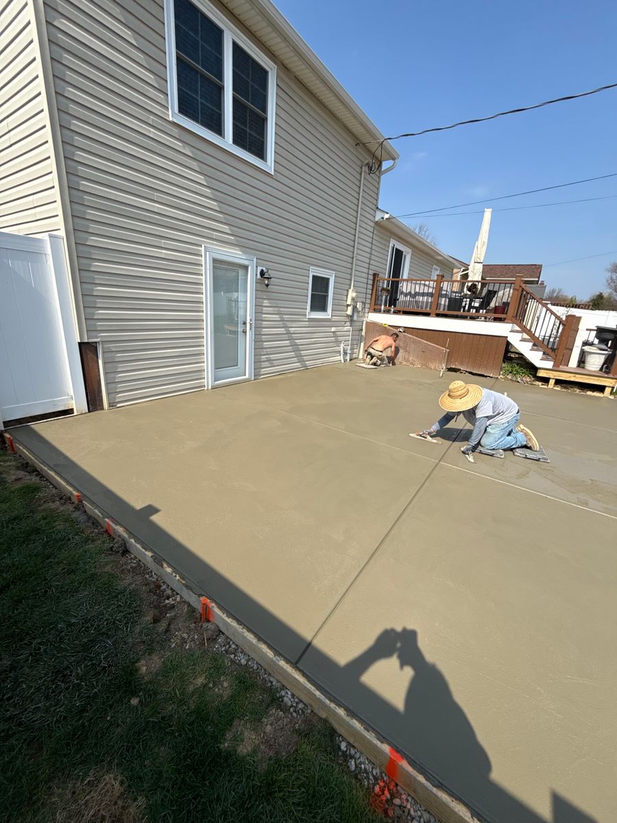 Concrete Slab Construction for Buckel Concrete in New Albany, IN