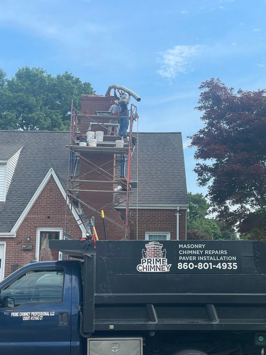 Chimney Liner Installation for Prime Chimney in New Britain, CT