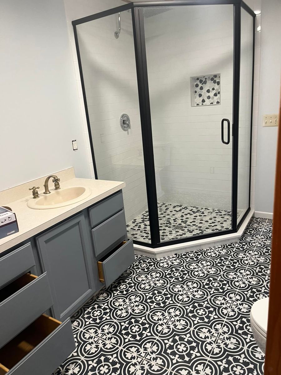 Bathroom Renovation for Chapman Surfaces Tile & Remodeling in Milan, MI