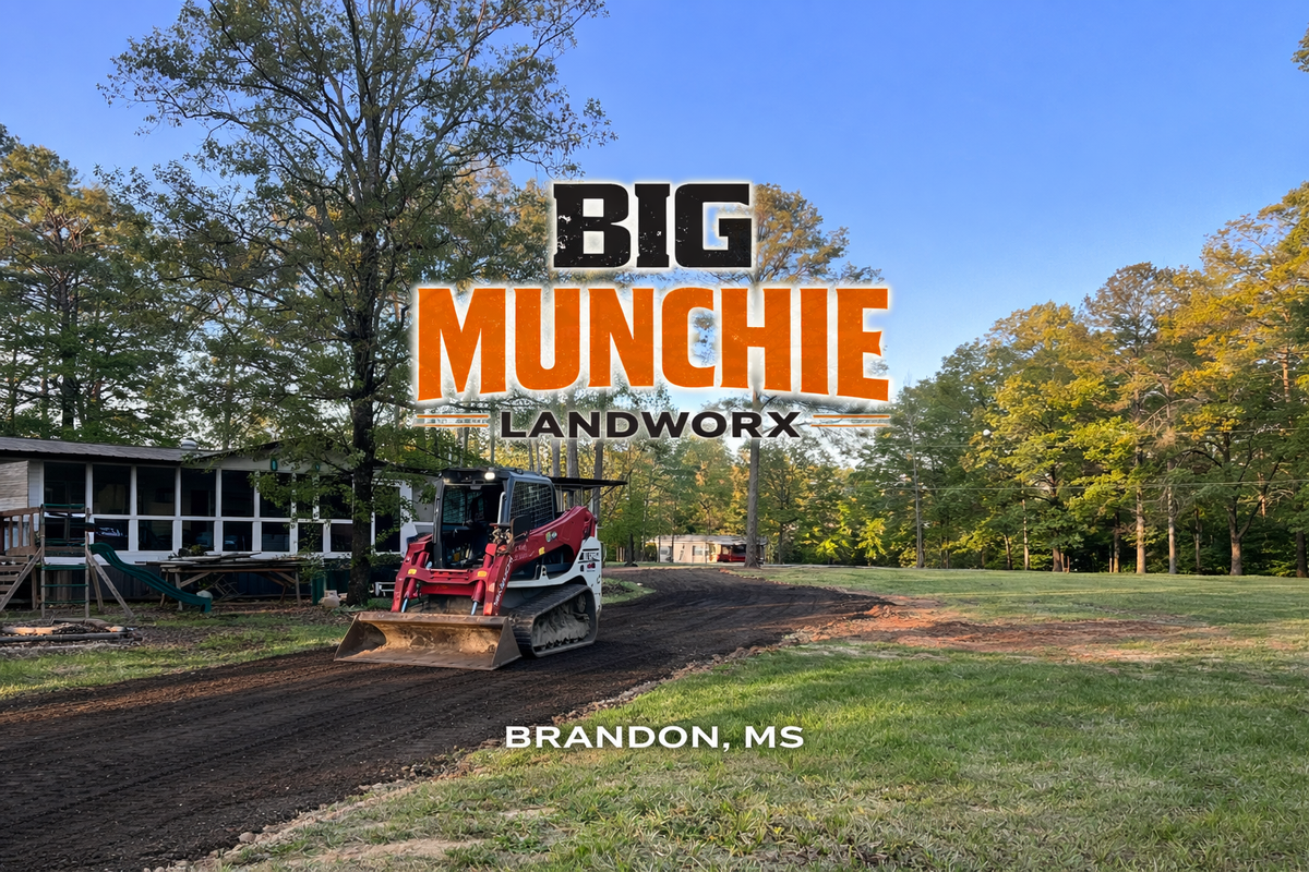 Excavation for Big Munchie Landworx in Jackson, MS