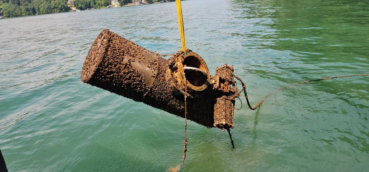 Shoreline Erosion Control for Restoration Shoreline Norris Lake Rip Rap in Norris Lake, TN