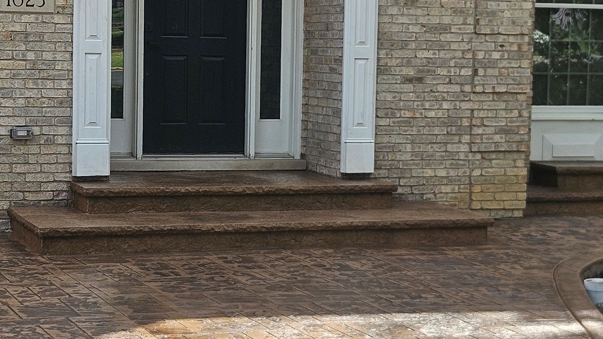 Stamped Concrete for Country Concrete in Monee, IL