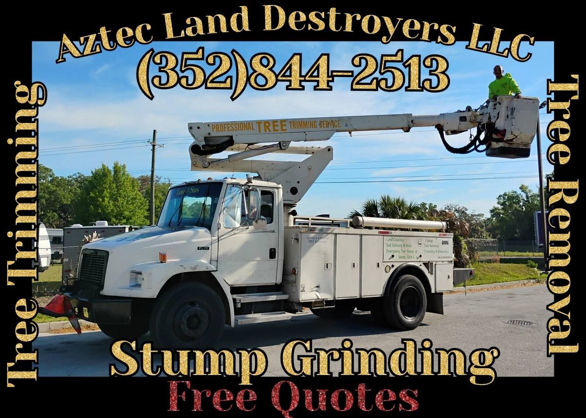 Tree Trimming & Removals for Aztec Land Destroyers LLC in Ocala, FL