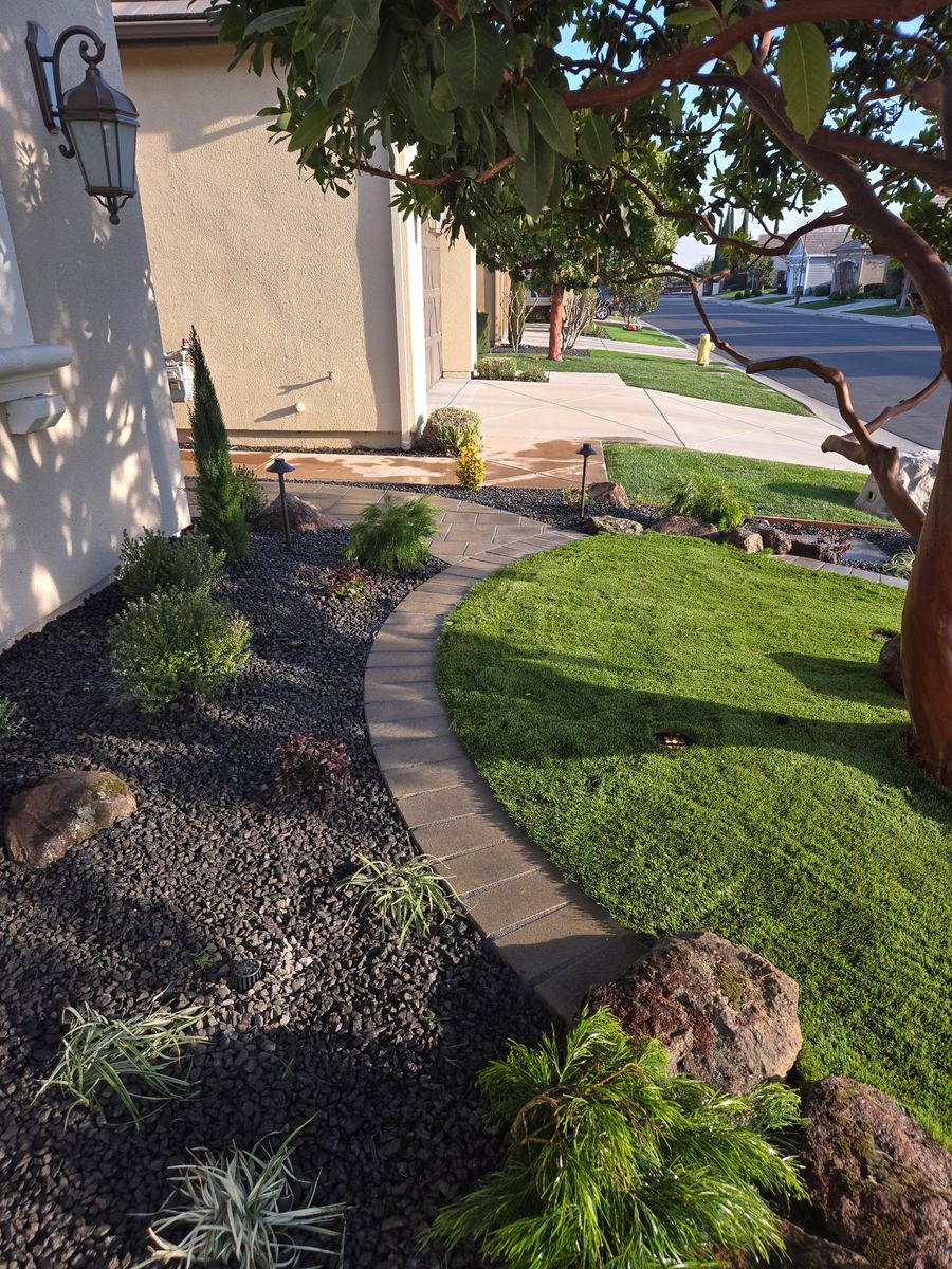 Landscape Installation for LEBEC, Inc in Brentwood, CA