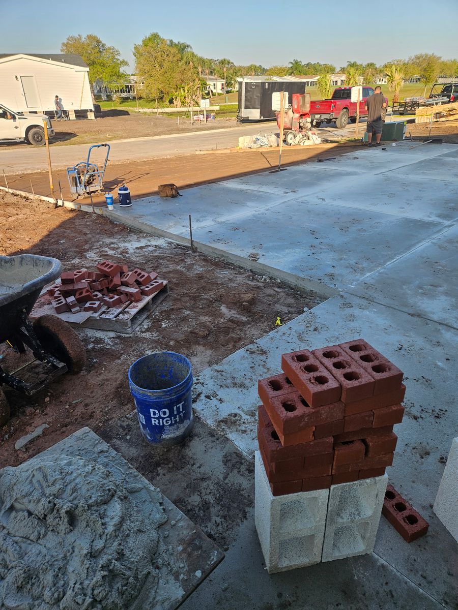 Brickwork for Clark Masonry in Lake County, FL