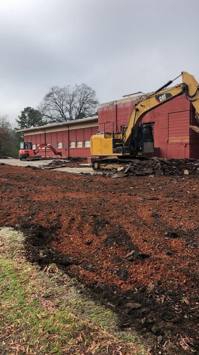 Site Preparation for Double J Excavation in Nashville, AR