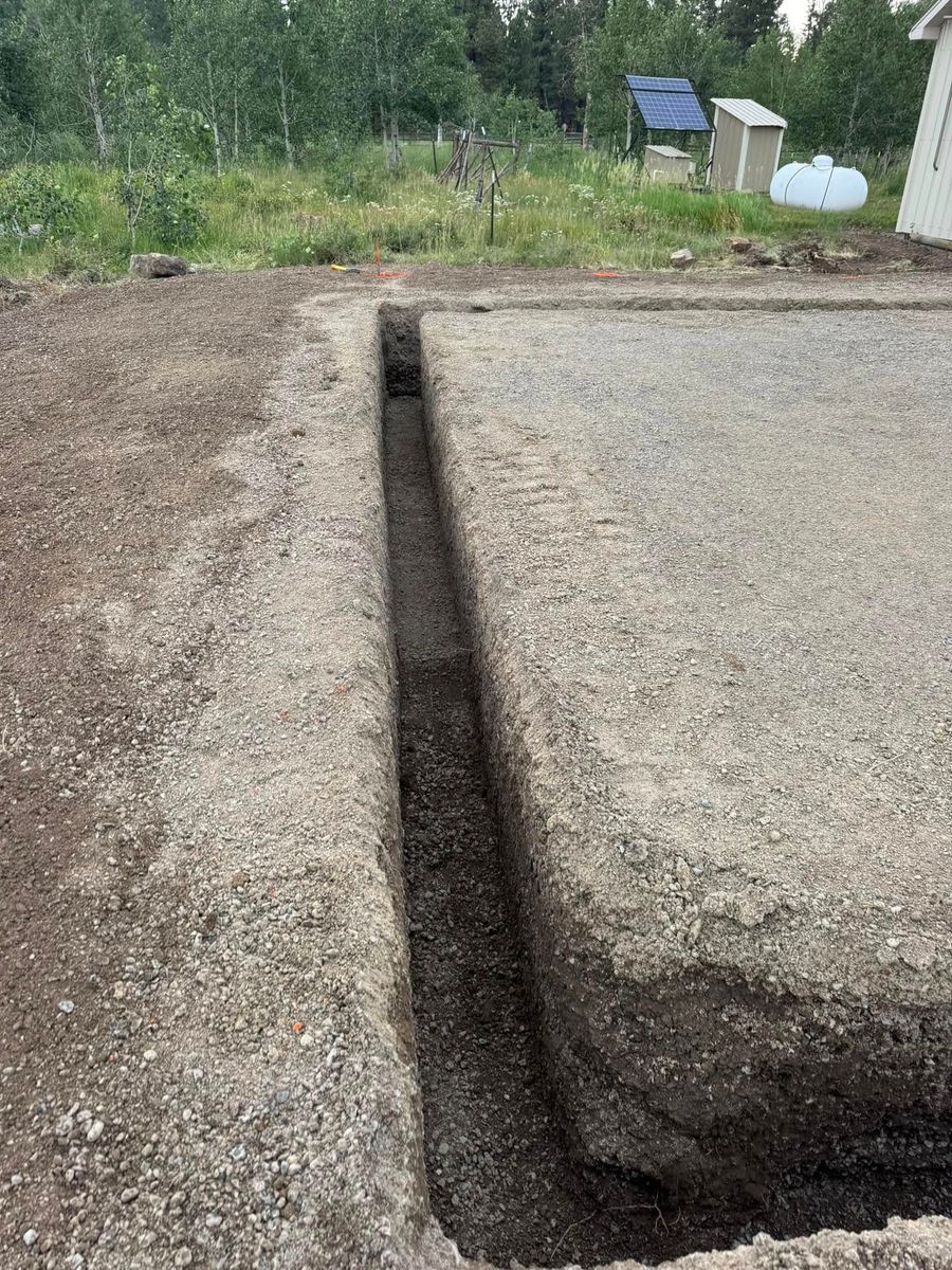 Foundation Digging for West Creek Excavation in Montrose, CO