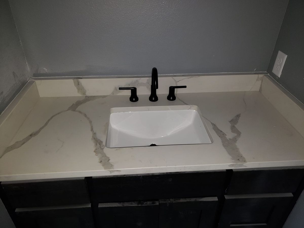 Bathroom Renovation for Top Hand Construction in Azle,  TX