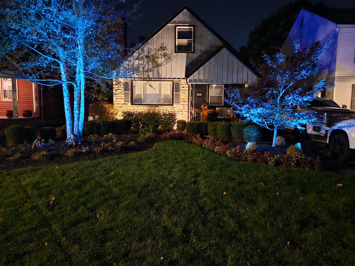 Landscape Lighting Design and Install for Double D Landscape Services in Columbus ,  OH