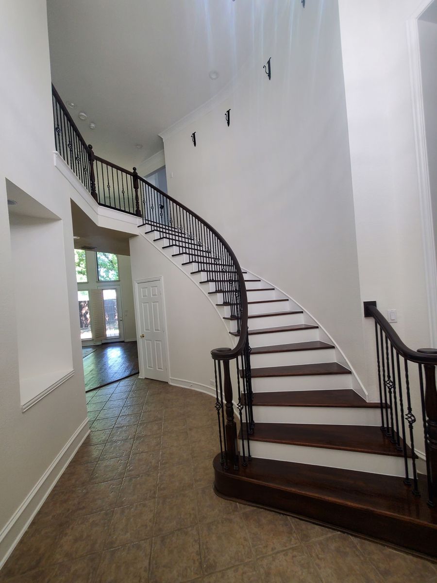 Railing Installation for Mac Stairs in Dallas, TX