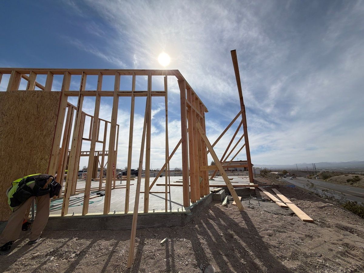 Framing for Ant Farm Construction in Kingman, AZ