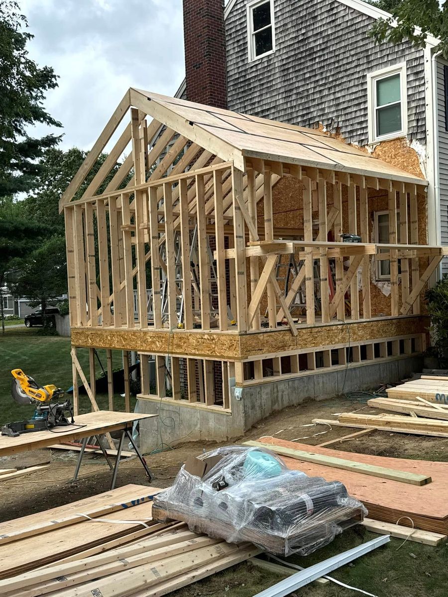 Frame To Finsh Carpentry for Belfort Builders in Kingston, MA