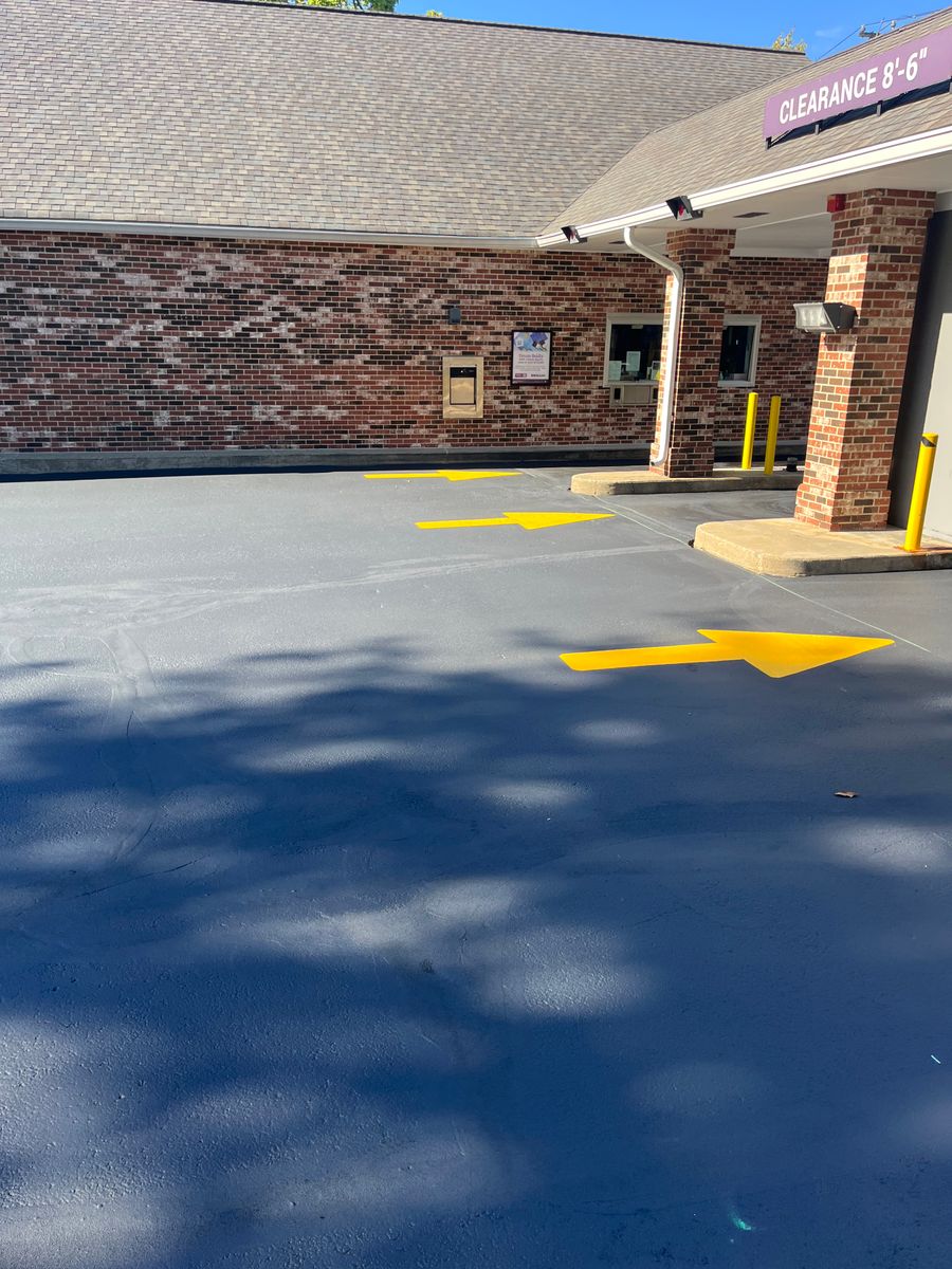 Striping for Cates Sealcoating and Striping in Charlton, MA